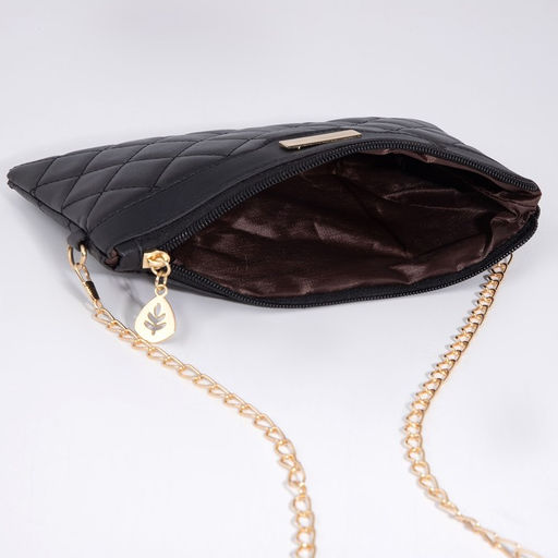 Сумка-клатч на молнии, цвет чёрный - Simaland фото 6