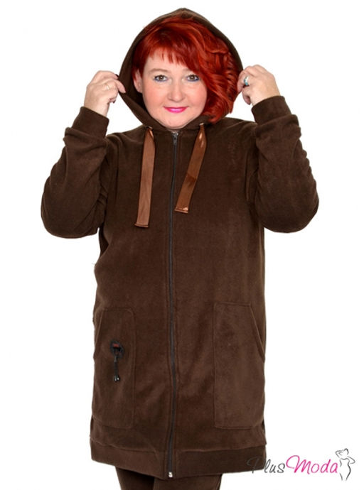 Толстовка Модель №1442 размеры 44-84 - Plusmoda фото 4