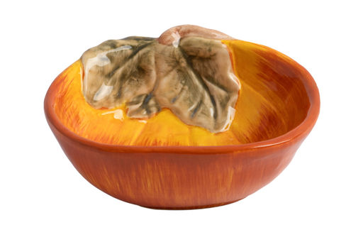 Пиала, 14х5 см, керамика, оранжево-зеленая, Тыква, Bright pumpkin - Anna lafarg фото 2