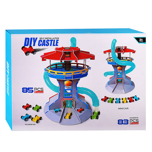 Трек  "Экстрим паркинг" ( 6 машин в наборе) в коробке