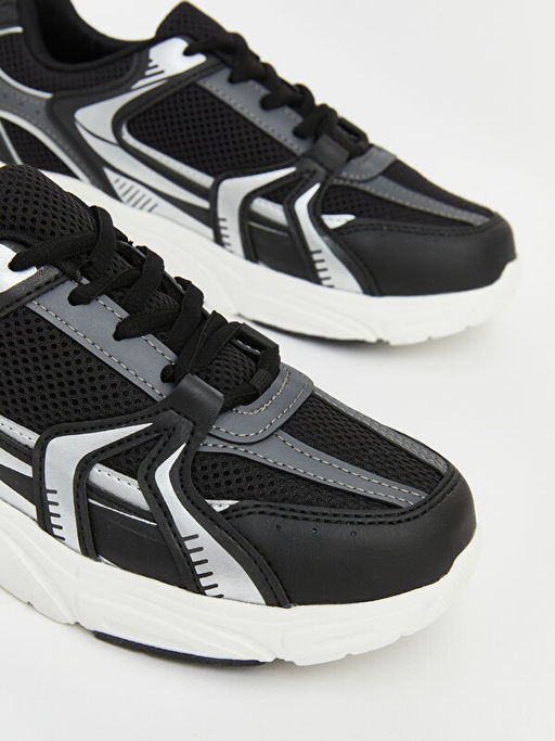 File Detayl? Ba?c?kl? Erkek ?ocuk Spor Ayakkab?