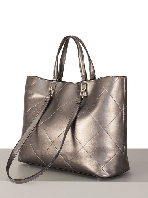 LACCOMA сумка WJA9723-графит эко кожа хлопок  фото 2