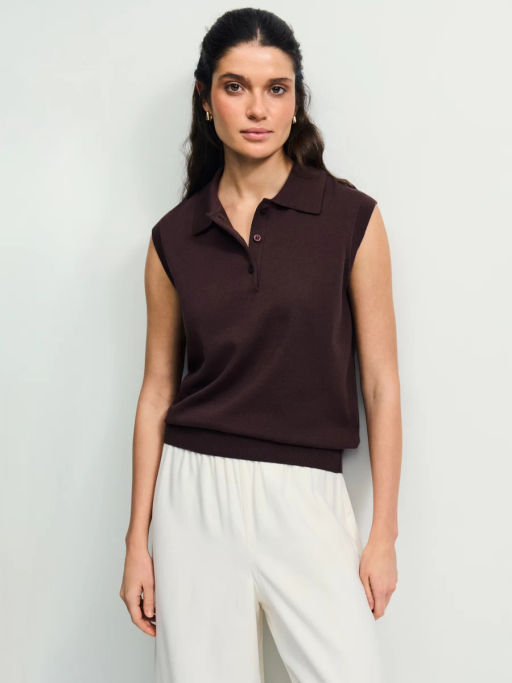 Поло без рукавов из хлопка ZR2604013302-27 / Zarina