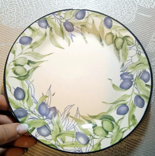Тарелка десертная Оливки 20 см /МФК/  фото 8
