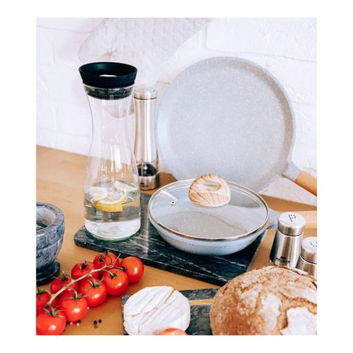 Доска сервировочная из натурального мрамора Walmer Nordic 31x21 см., цвет черный  фото 2