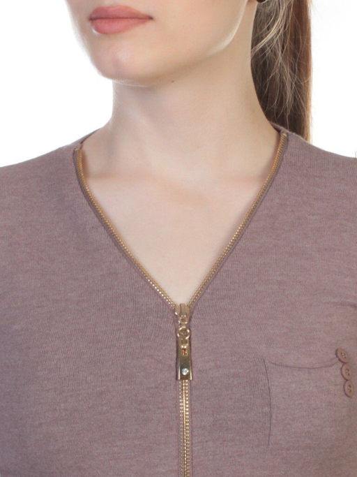 A905 Кардиган женский (60% шерсть, 30% хлопок, 10% эластан) - Фабричный китай фото 5