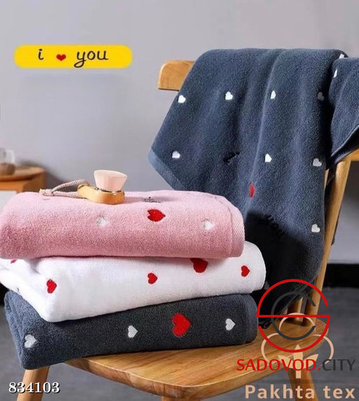 Махровое полотенце с рисунком