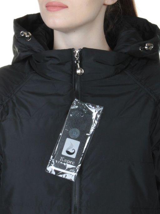 9136 BLACK Куртка демисезонная женская Kapre - Фабричный китай фото 5