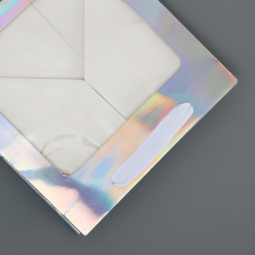 Цена за 2 шт. Пакет для торта с квадратным дном и окном, голографический, 20×20×20 см