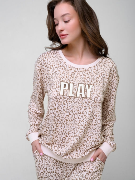 Женская пижама (ДЛ.рукав+брюки) 4167TCC - Indefini фото 5