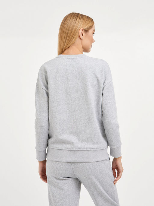 джемпер женский в сером цвете с принтом - Glenfield фото 5