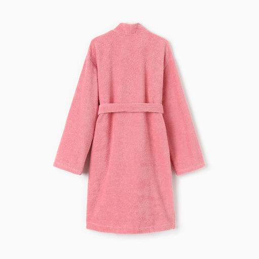 Халат махровый женский «Экономь и Я», размер 40-42, хлопок 100%, пыльно-розовый