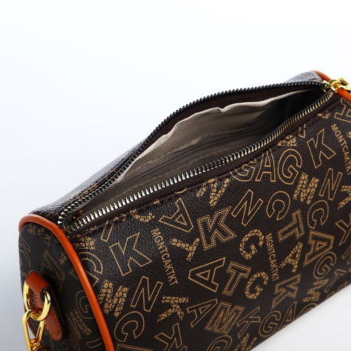 Сумка кросс-боди на молнии, цвет коричневый - Simaland фото 7