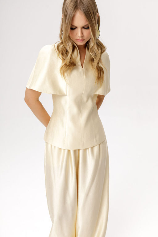 Блуза Pirs 6583 сливочный