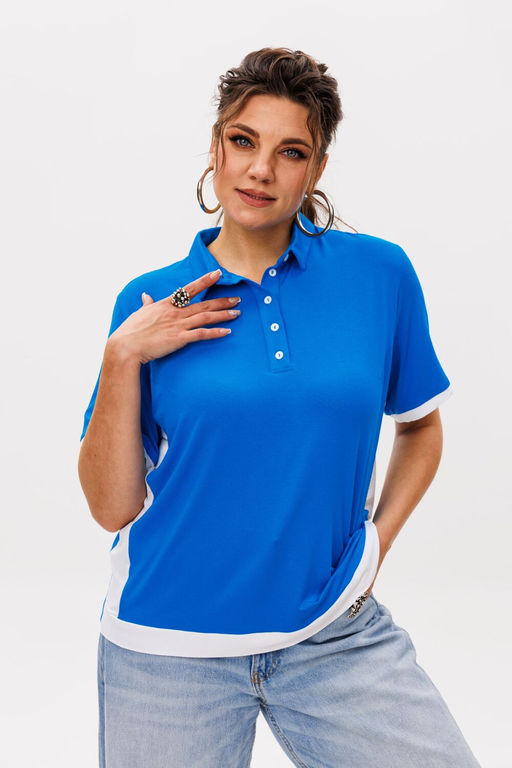 Футболка ANELLI 1571 цунами  фото 7