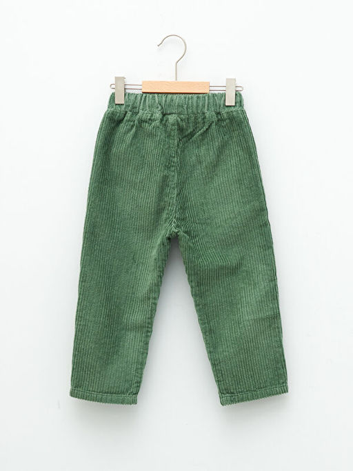 Beli Lastikli Basic Kadife Erkek Bebek Pantolon - Waikiki фото 2