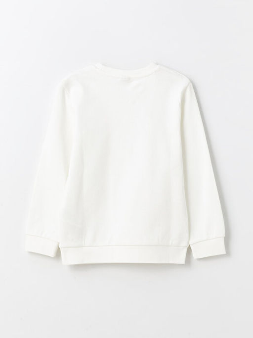 Bisiklet Yaka Bask?l? Uzun Kollu Erkek ?ocuk Ti??rt - Waikiki фото 2