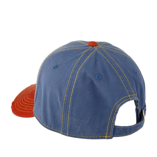 Бейсболка STETSON арт. 7721145 BASEBALL CAP SINCE 1865 VINTAGE DISTRESSED (голубой / оранжевый)  фото 2