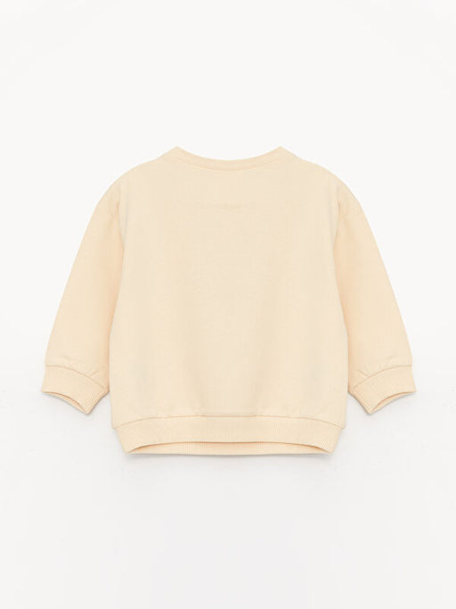 Bisiklet Yaka Uzun Kollu Bask?l? K?z Bebek Sweatshirt 2li - Waikiki фото 3