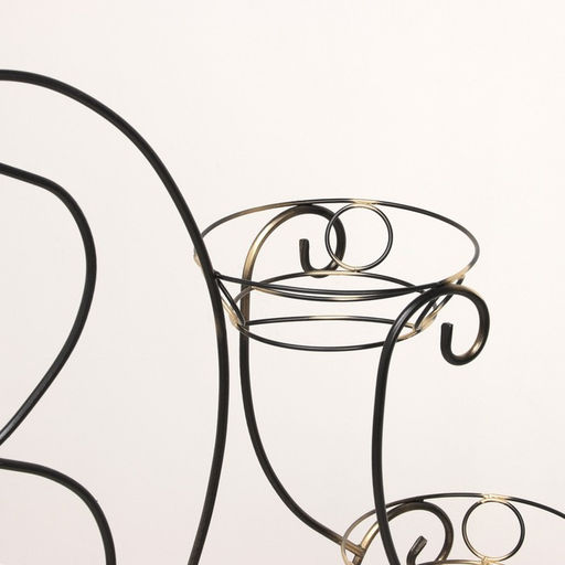 Подставка для цветов Журавль, d=17 см, цвет чёрный - Simaland фото 4