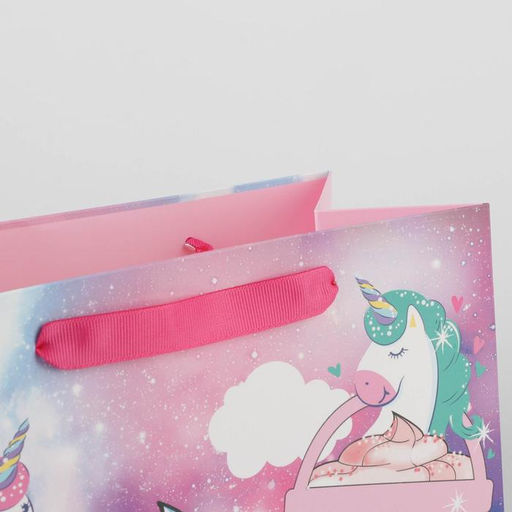 Цена за 2 шт. Пакет подарочный ламинированный, упаковка, «Много подарков для счастья», ML 23 х 27 х 11.5 см