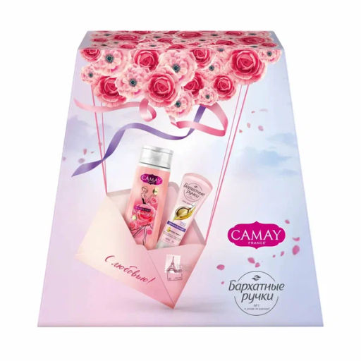 КАМЕЙ+БАРХАТНЫЕ РУЧКИ набор "Красота и Уход" (250мл+80мл)