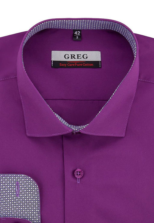 Сорочка мужская длинный рукав GREG 730/131/102/Z/1  фото 9