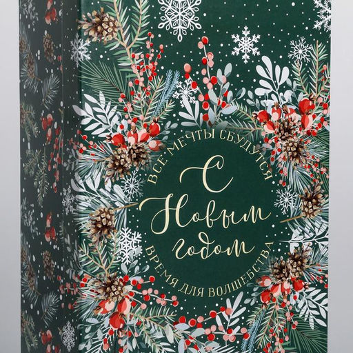 Набор подарочных коробок 5 в 1 «Зима время чудес», 32.5 х 20 х 12.5 - 22 х 14 х 8.5 см, Новый год