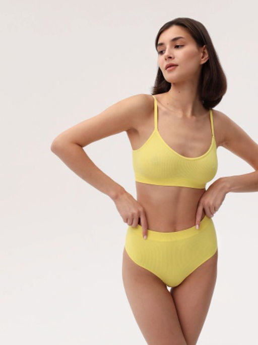 Топ на тонких бретелях в рубчик - My фото 60