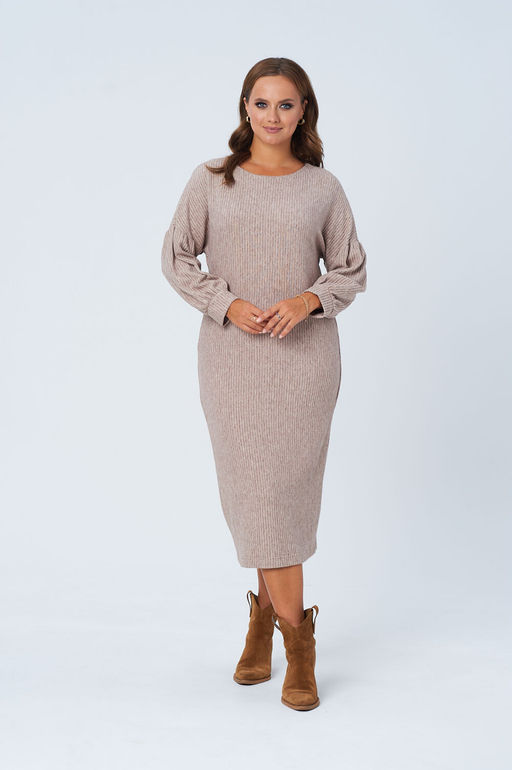 Платье AMORI 9810 бежевый  фото 4