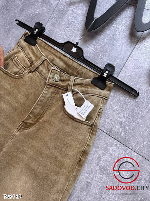 Джинсы стрейч с высокой посадкой - Bruno фото 2