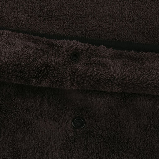 Килт махровый "Хозяин" 75х175см, хлопок 100%, на резинке с липучкой, на кнопке, с карманом, вышивка "Boss"; с полотенцем 75х36см, шоколадный (Китай)