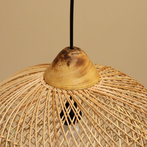 Светильник потолочный из ротанга «Гьян», 1×120 Вт, Е27, 60×60×60 см