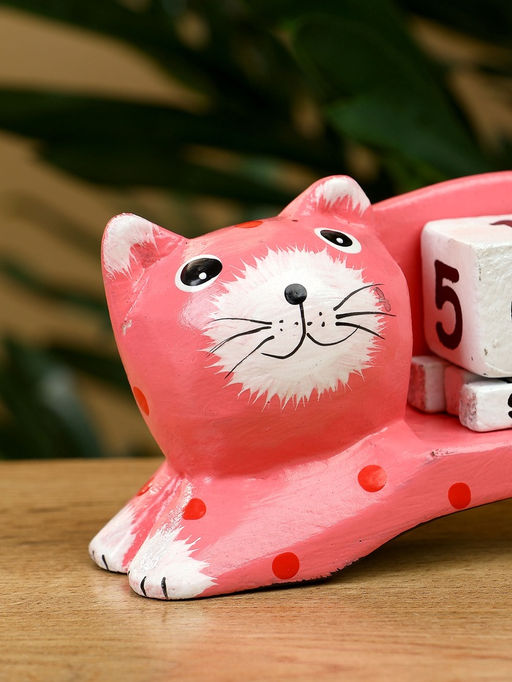 Календарь настольный Кошка, 13410 см, дерево, розовый - Simaland фото 5