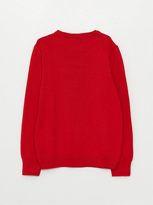 Bisiklet Yaka Spiderman Desenli Uzun Kollu Erkek ?ocuk Triko Kazak - Waikiki фото 2