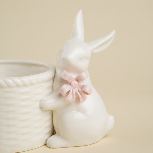 Конфетница SL Home Лесные кролики, 15?9?12.5 см, фарфор, белая - Simaland фото 4