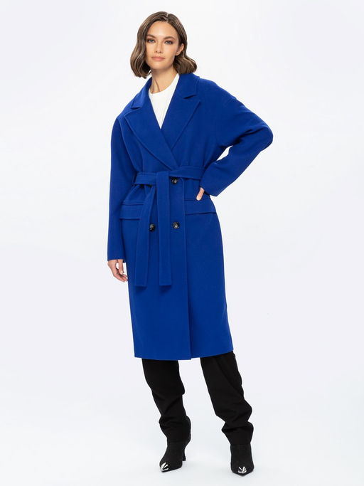 Пальто женское 1241113003 bright blue - Eleganzza фото 3