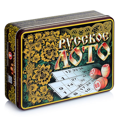Лото Русское Русские узоры (жестяная коробка) - Десятое королевство фото 2
