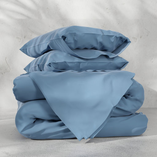 Постельное бельё Этель 2сп Tencel 180*210см, 220*245см, 50*70см-2шт, цвет серо-голубой фото 5