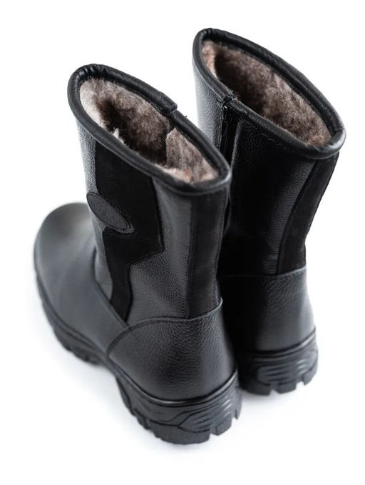 Сапоги мужские кожаные Байкал, литая подошва