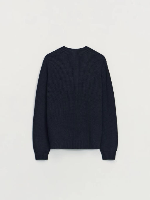 Вязаный джемпер с треугольным вырезом / Zarina  фото 2