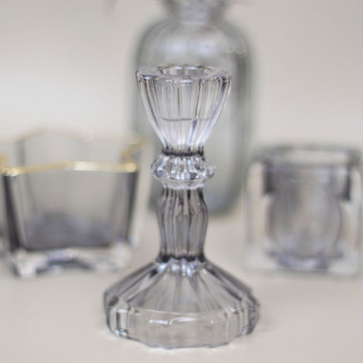 Цена за 4 шт. Подсвечник "Версаль" 7*11 см, Графит