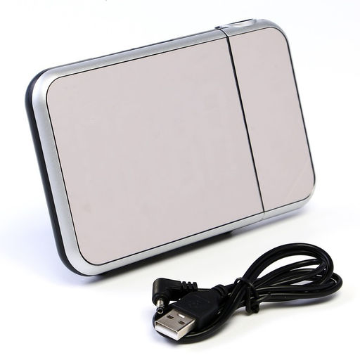 Часы электронные настольные, USB, календарь, будильник, с проекцией, зелёная индикация