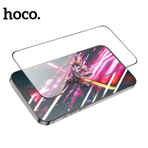 Защитное стекло Hoco для Iphone 15 Plus/16 Plus, Full-screen, 0.4 мм, полный клей