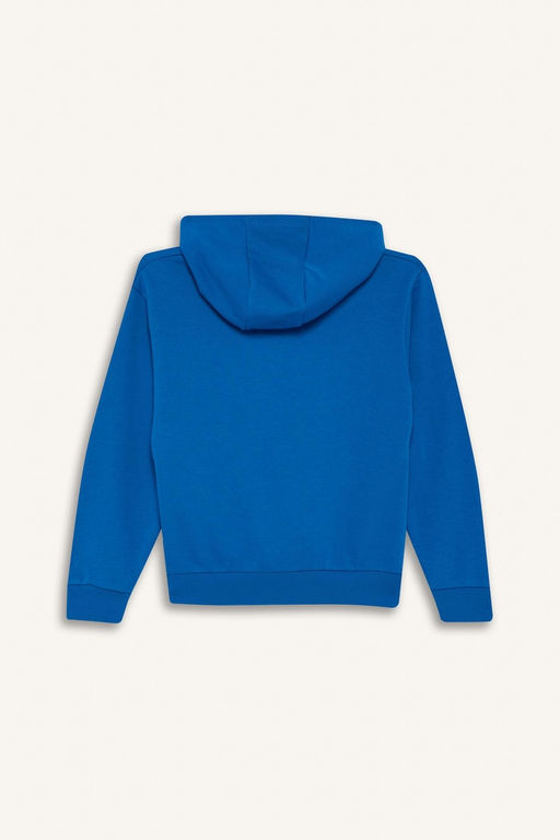 Kap__onlu Bask_l_ Sweatshirt Erkek _ocuk - Defacto фото 9