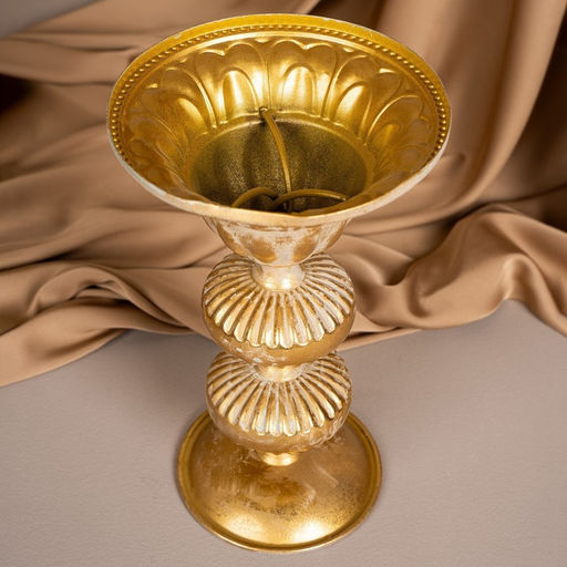 Подсвечник металл «Ярусы» для одной свечи 16×16×25 см