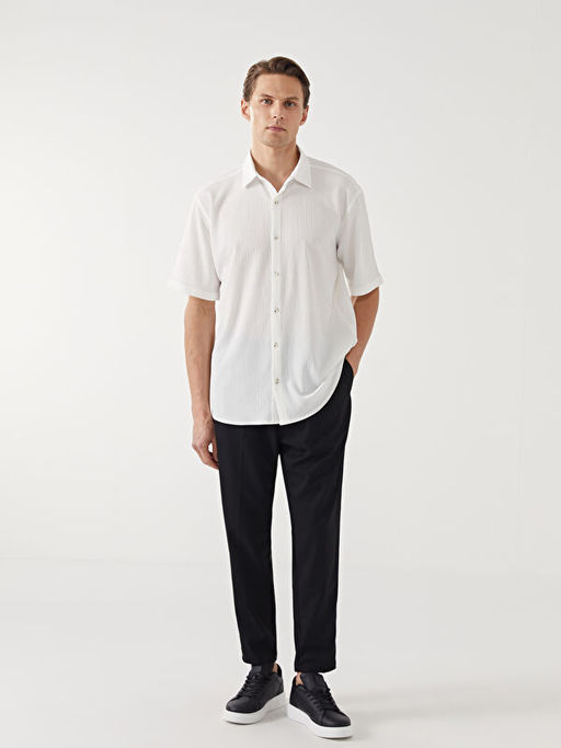 Regular Fit K?sa Kollu Erkek G?mlek