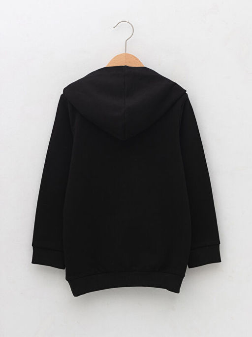 Kap??onlu BT21 Bask?l? Uzun Kollu K?z ?ocuk Sweatshirt - Waikiki фото 2