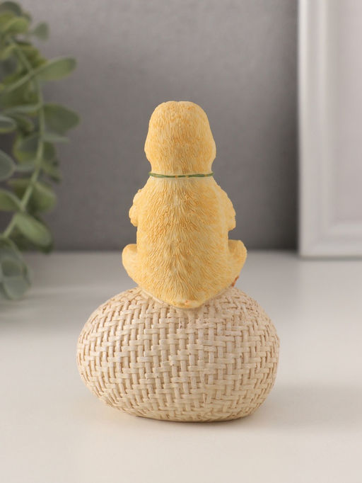 Фигурка полистоун Цыплёнок на яйце: дзен, 7.5?5.5?11.5 см