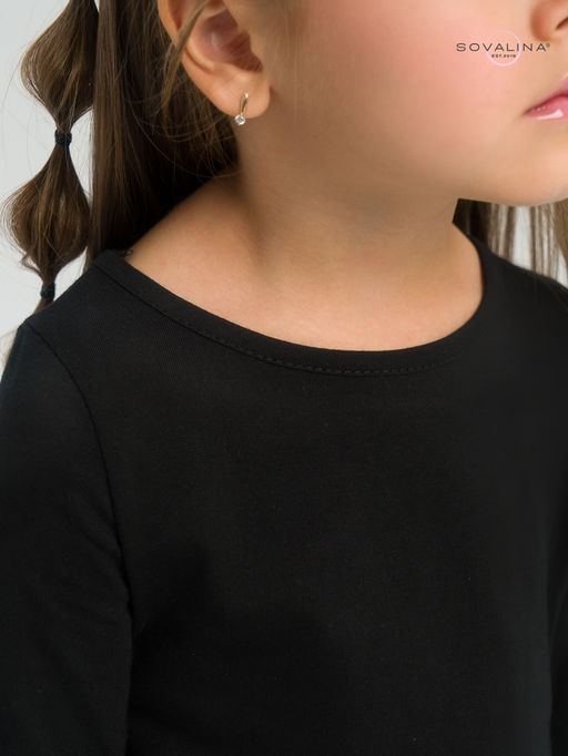 Платье Алиса дл/р черный-нежный леопард - Sovalina фото 33